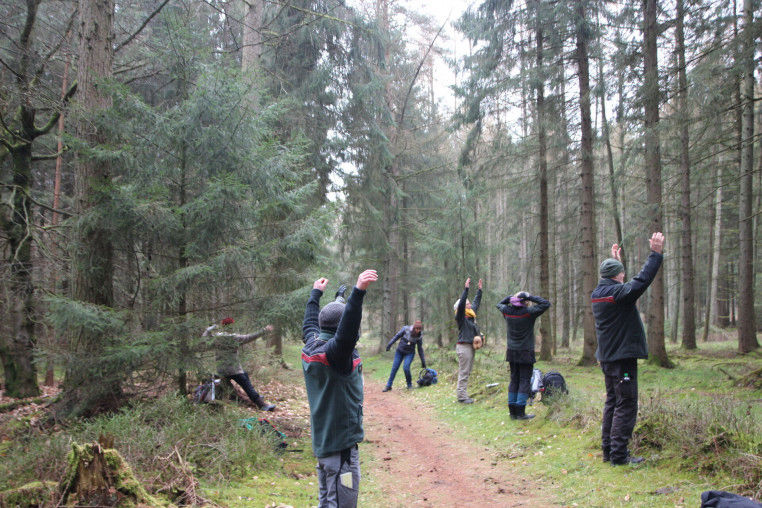 Waldbaden - bewusstes Atmen